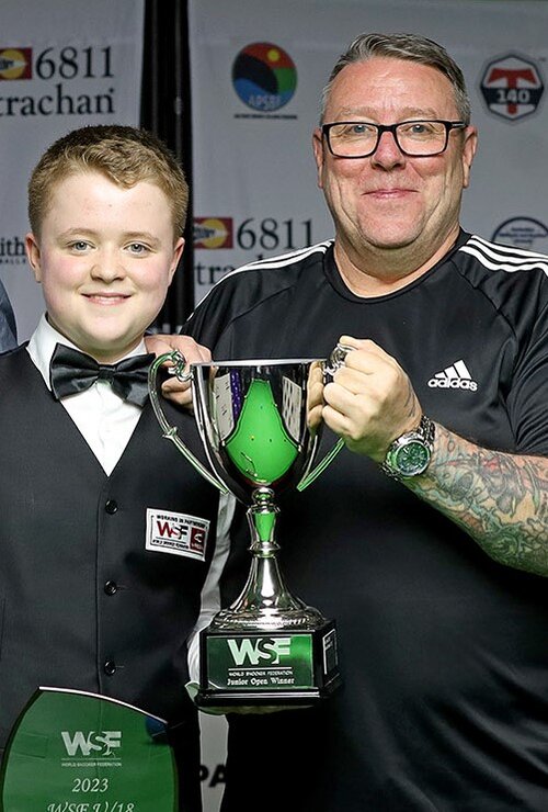 Stan Moody and his dad Nigel