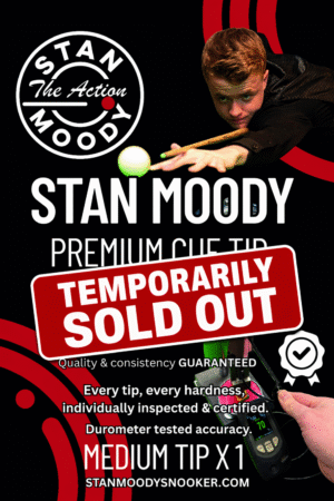 Stan Moody Elite MEDIUM Cue Tips – Individually Tested Precision Leather